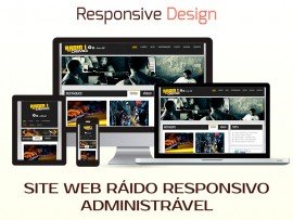 Site Web Rdio Responsivo Administrvel - Script Php