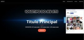 Site Institucional Administrativo e Responsivo  Em Php E Mysql