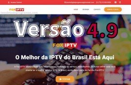 Site FoxIPTV Com rea Do Cliente E rea Do Administrador - Verso 4.9