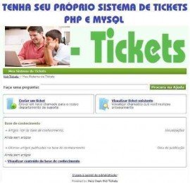 Atendimento Por Ticket. Php E Mysql. Sem Mensalidade